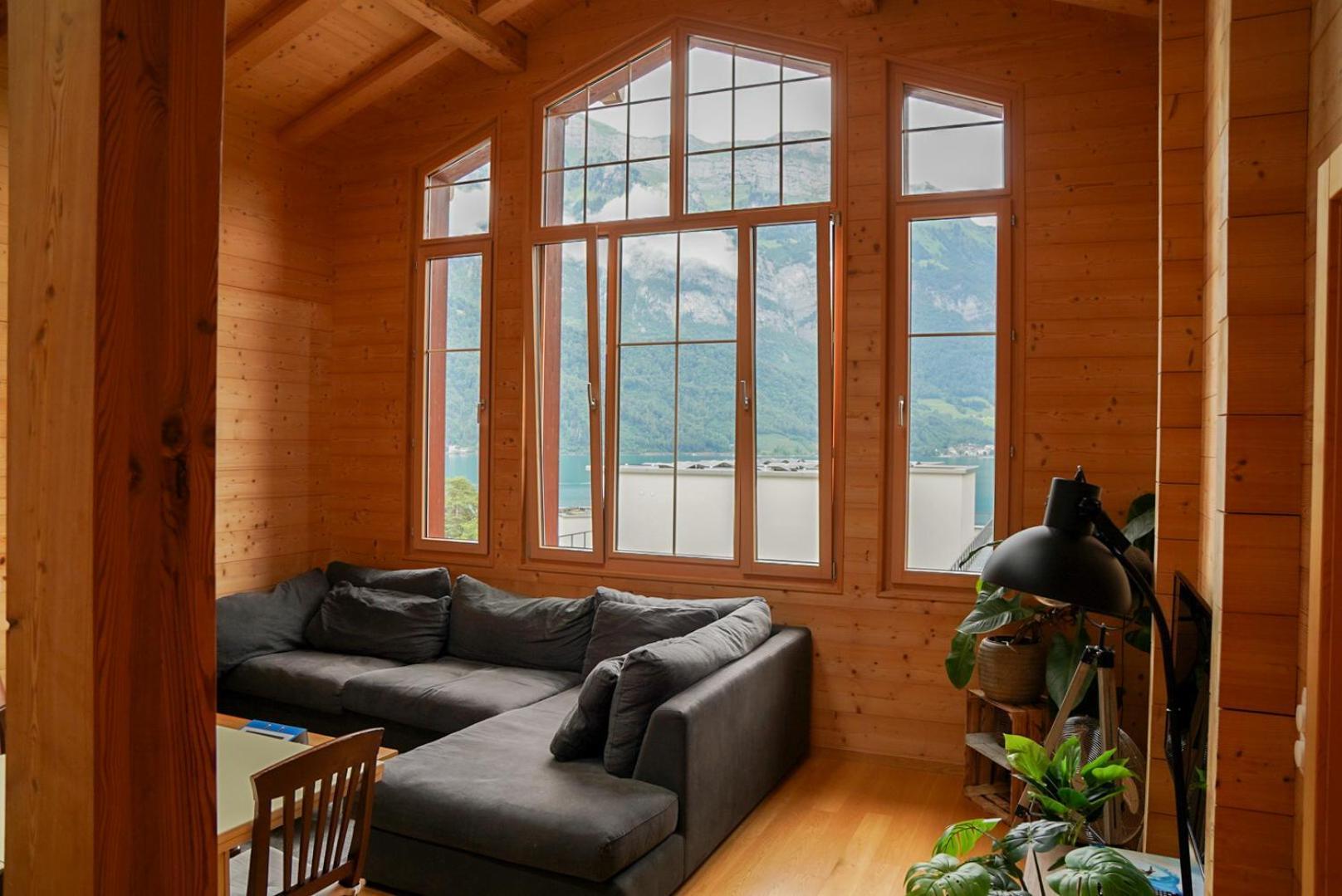 Doodle'S Amazing Chalet -Walensee - Flumserberg - Churfirsten - Heidiland - Pool - Sauna Mols エクステリア 写真