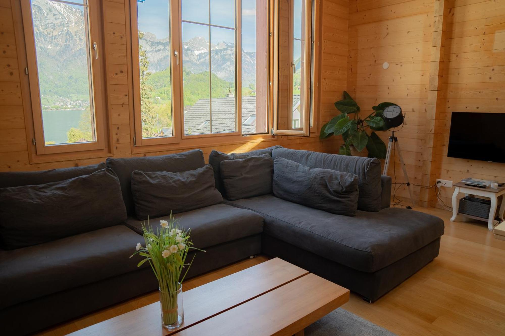 Doodle'S Amazing Chalet -Walensee - Flumserberg - Churfirsten - Heidiland - Pool - Sauna Mols エクステリア 写真