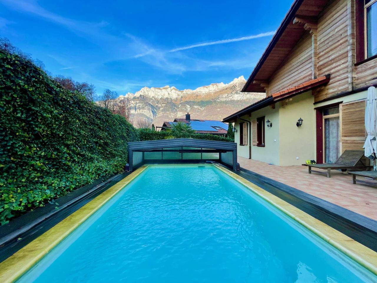 Doodle'S Amazing Chalet -Walensee - Flumserberg - Churfirsten - Heidiland - Pool - Sauna Mols エクステリア 写真